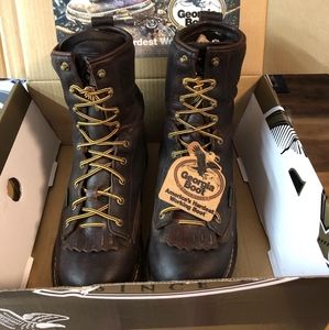 Georgia Boot Waterproof Lace-To-Toe Work Boot